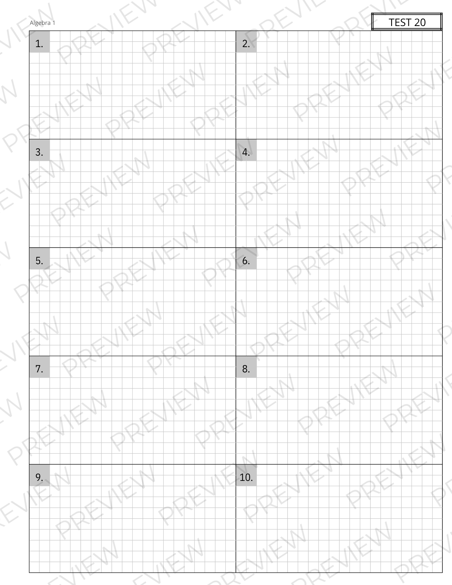 Algebra 1 Notebook - Image 9