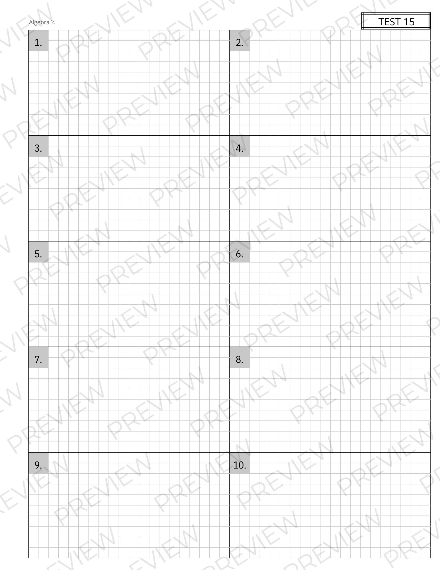 Algebra ½ Notebook - Image 9