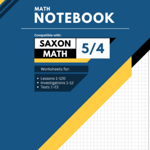 Saxon 5/4 Notebook