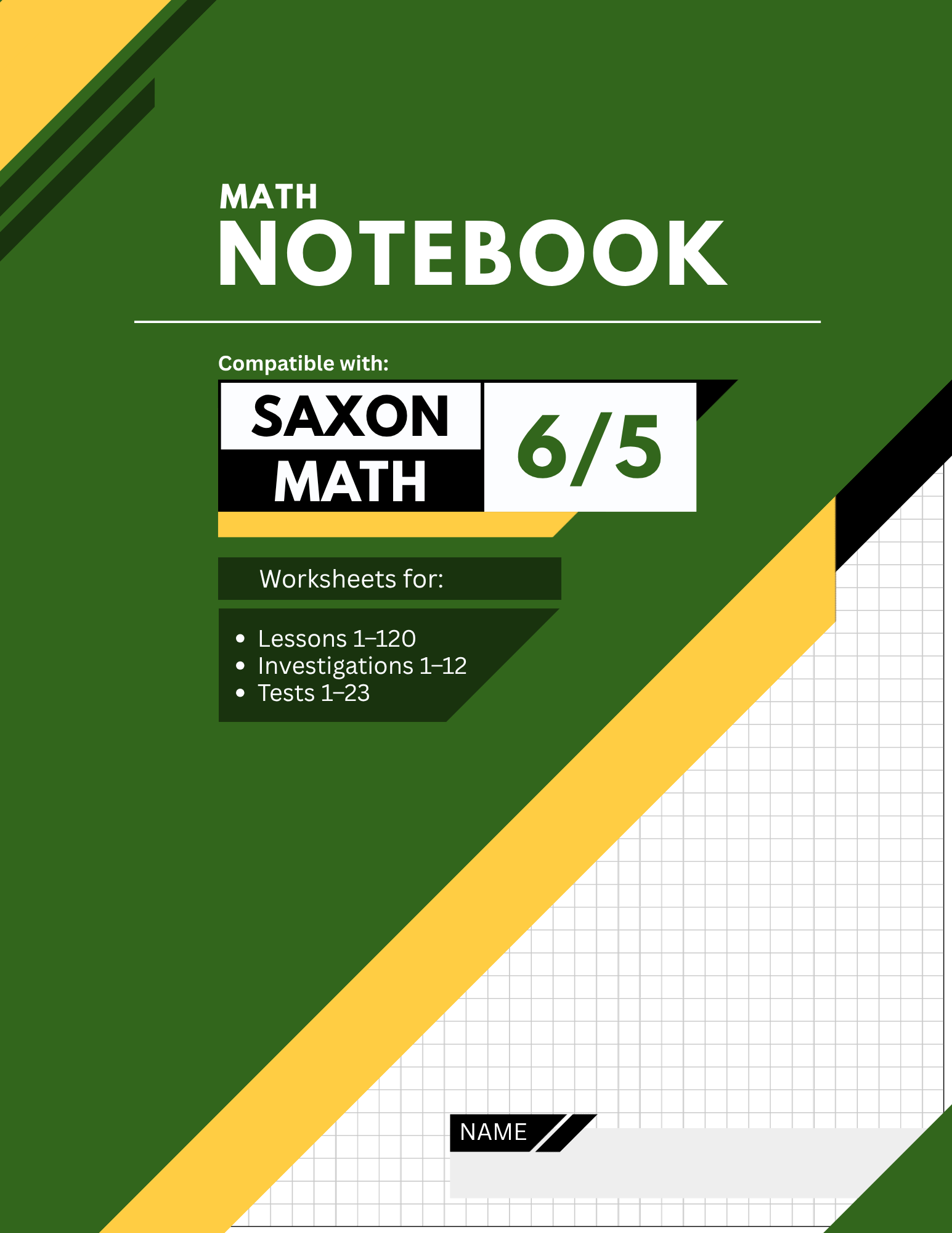 Saxon 6/5 Notebook